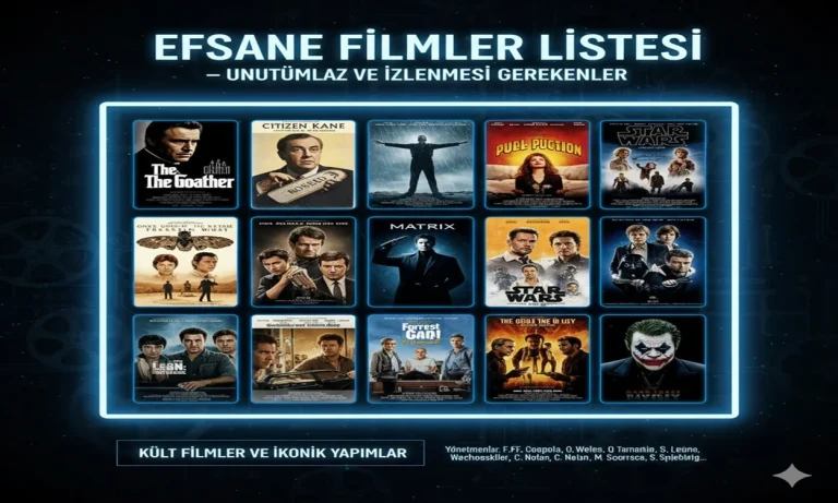 Efsane Filmler Listesi – Unutulmaz ve İzlenmesi Gerekenler
