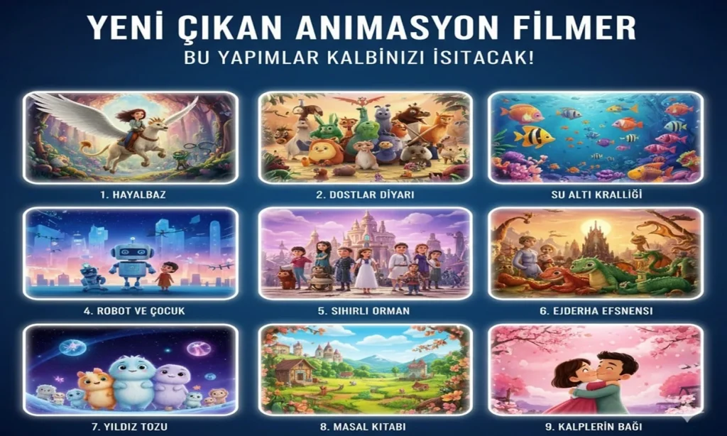 Yeni Çıkan Animasyon Filmler: Bu Yapımlar Kalbinizi Isıtacak!
