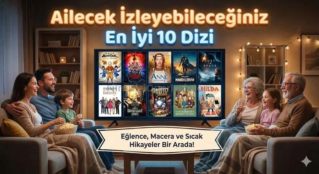 Ailecek İzleyebileceğiniz En İyi 10 Dizi