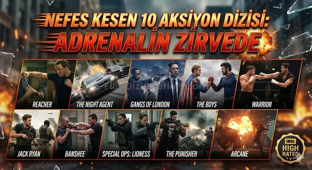 Nefes Kesen 10 Aksiyon Dizisi: Adrenalin Zirvede