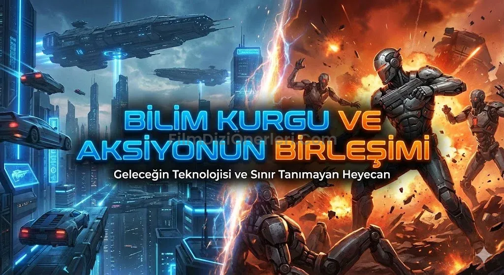 Bilim kurgu ve aksiyonun birleşimi diziler – futuristik sahneler, yüksek gerilim, zaman yolculuğu ve teknoloji temalı aksiyon yapımları